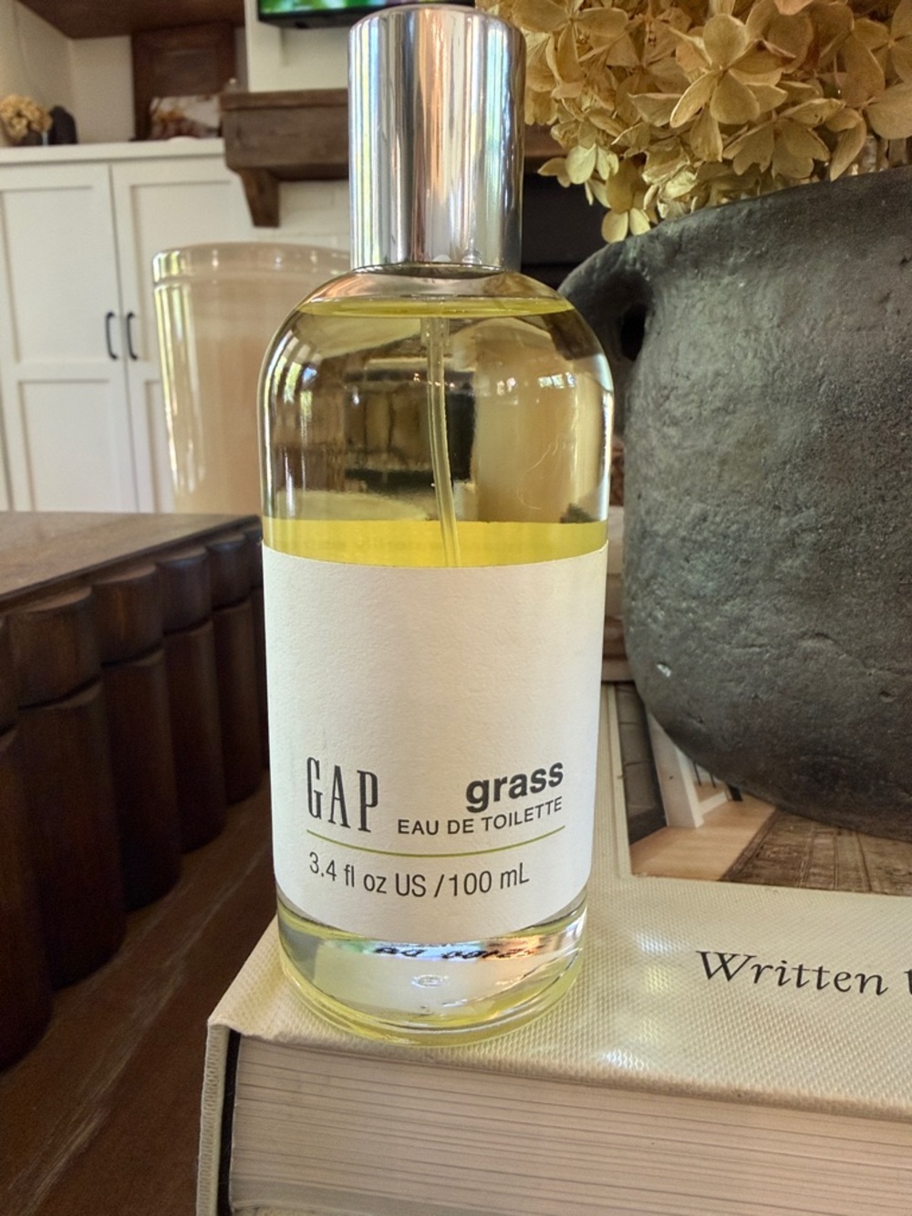 GAP Grass Eau de Toilette — Yellow & Silver Bottle